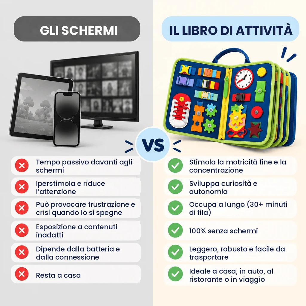 Il libro delle attività Montessori - Il Mio Cucciolo™