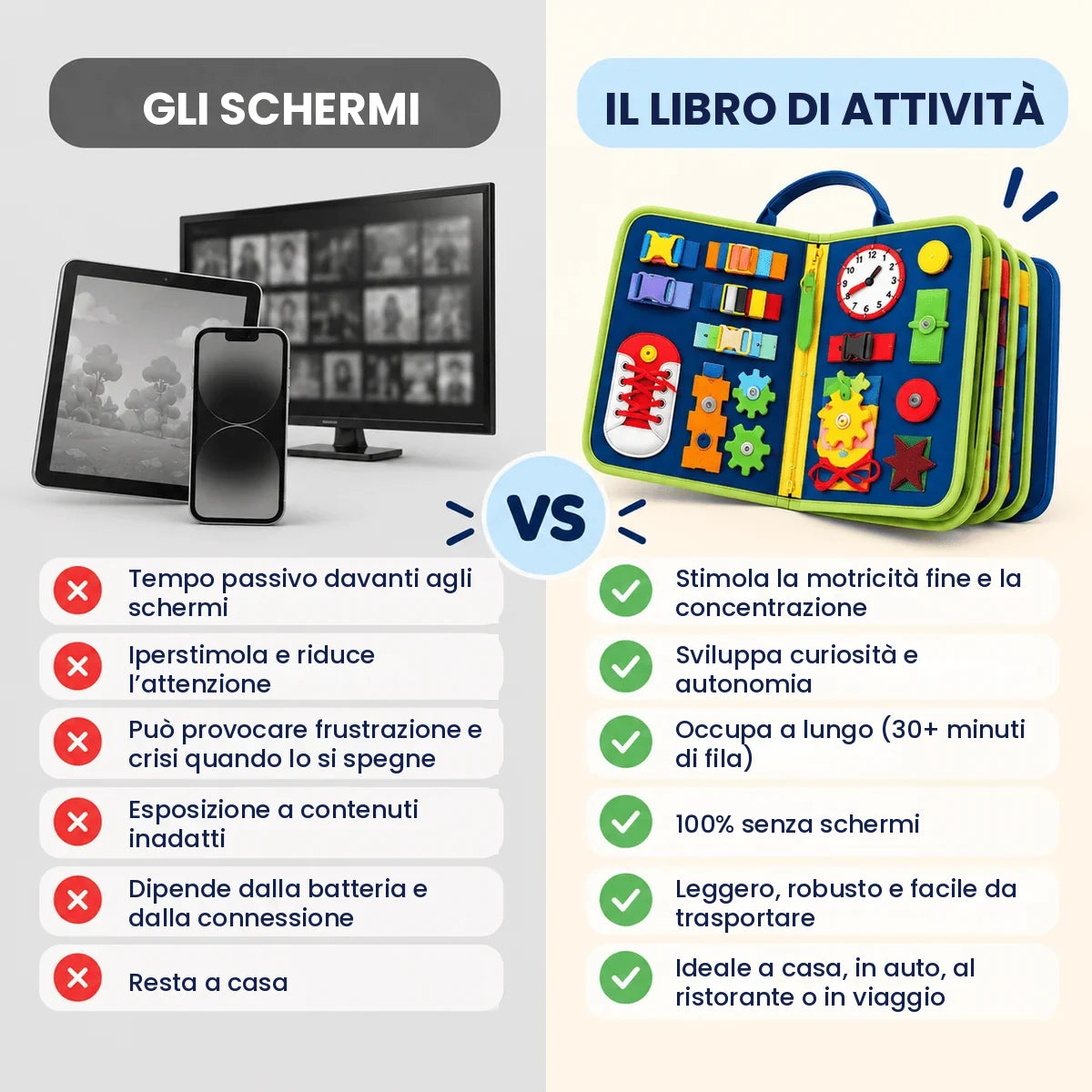 Il libro delle attività Montessori - Il Mio Cucciolo™