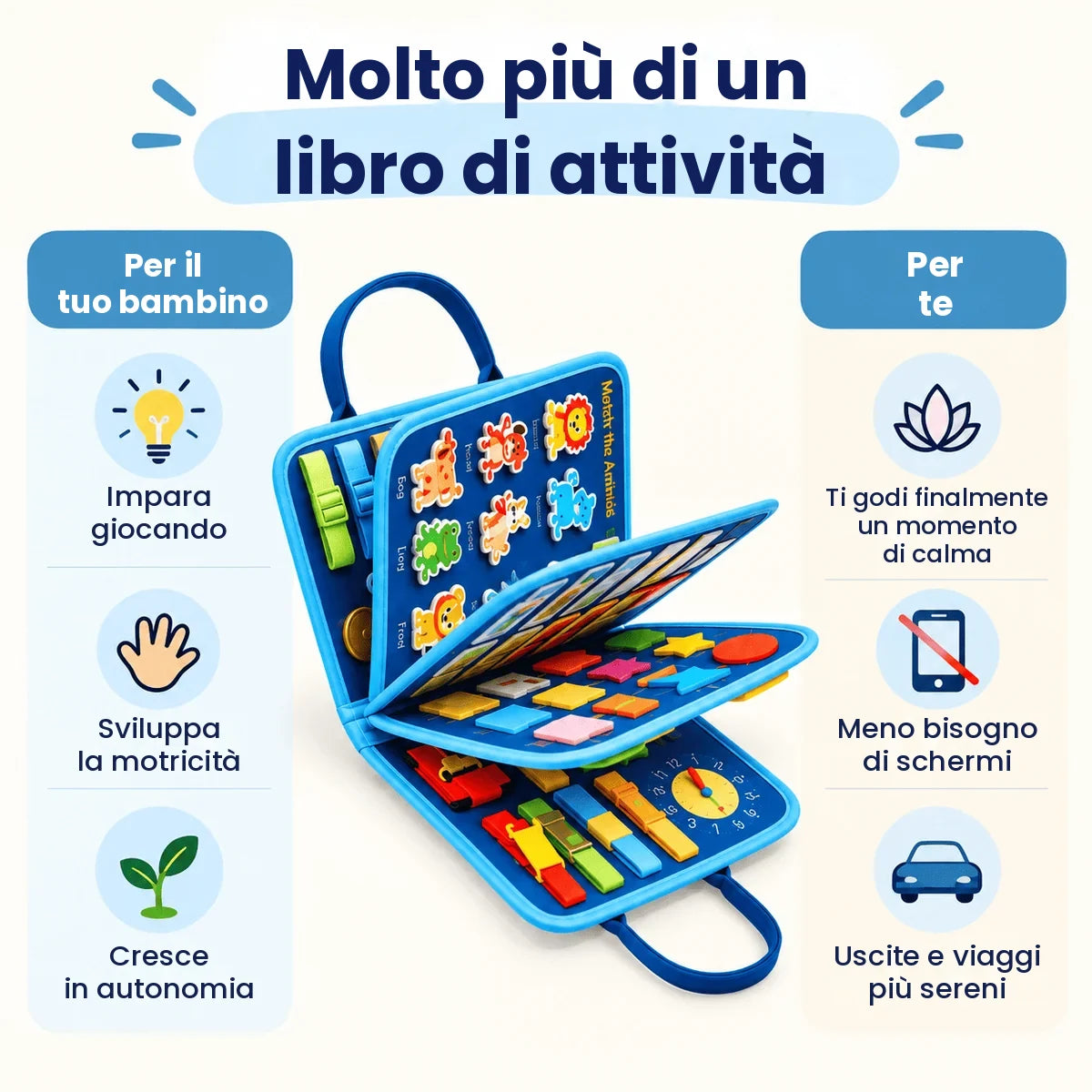 Il libro delle attività Montessori - Il Mio Cucciolo™